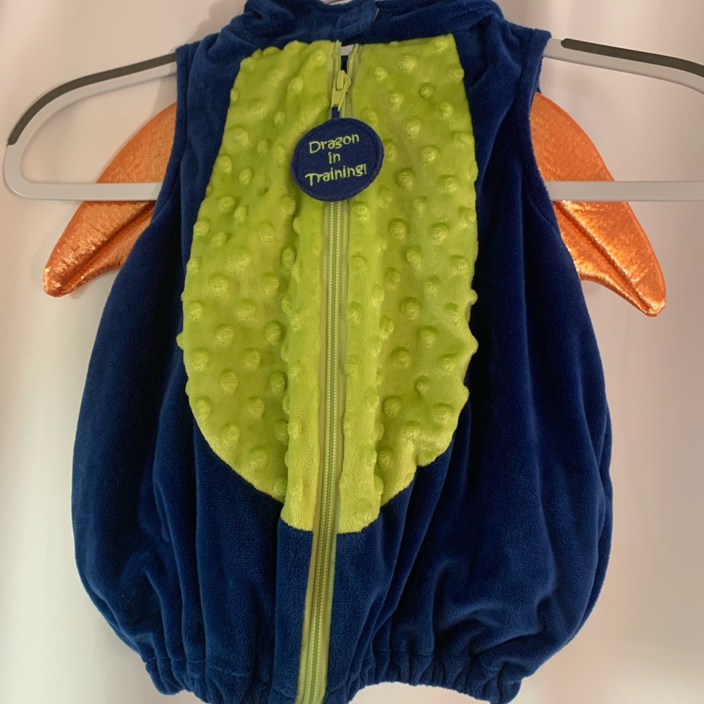12 month old dragon costume with hood. Halloween - Picture 3 of 3